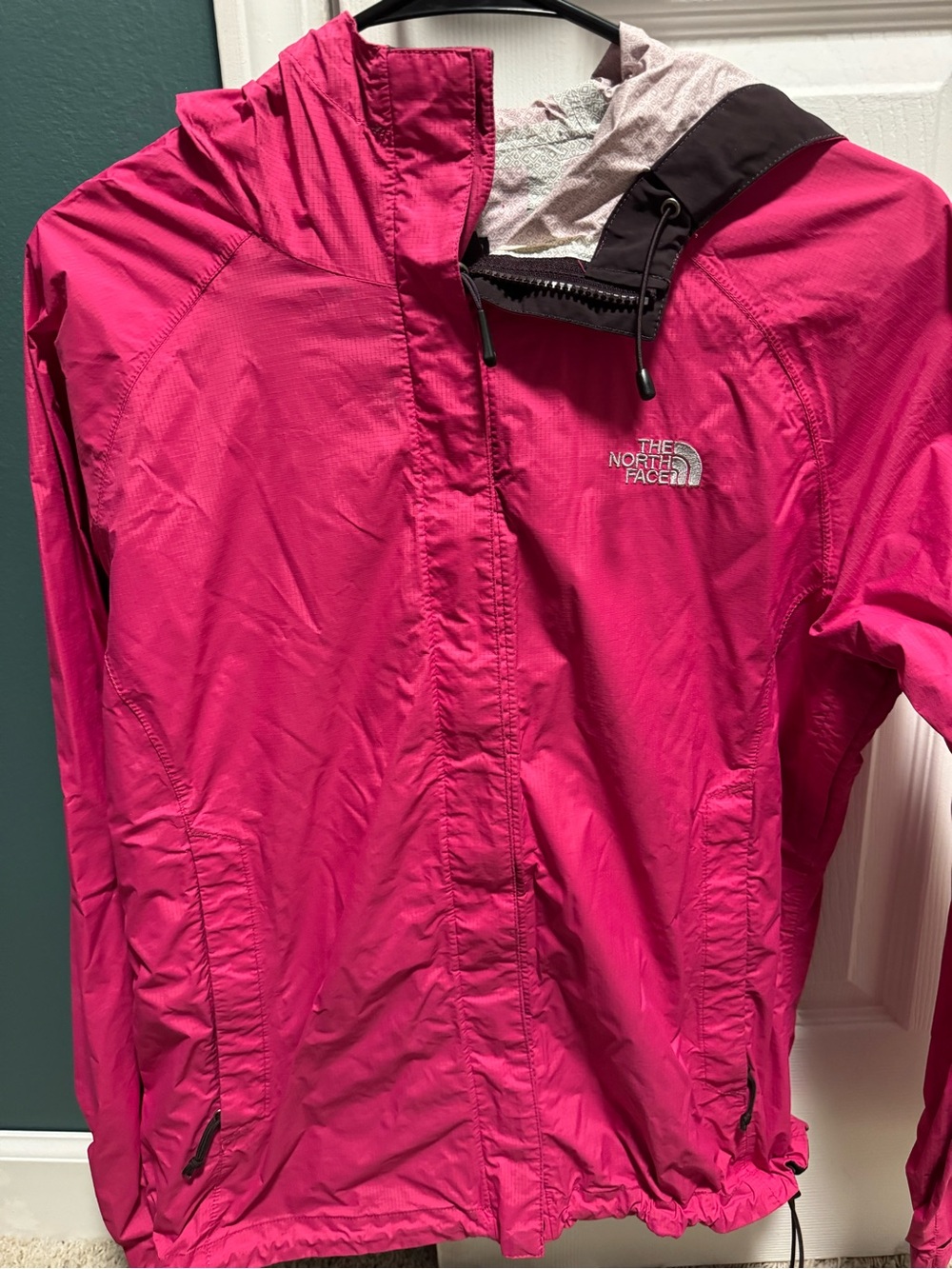 The North Face Hot Pink Hooded Ski Jacket